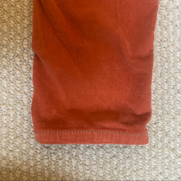 Free People Corduroy Rust Orange Pants Size 26 - Picture 2 of 11